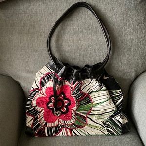Brighton Floral Fabric Handbag